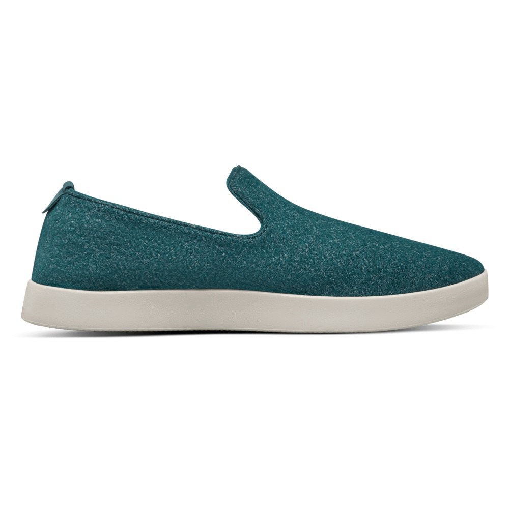 Allbirds Men\'s Slip-Ons Green - Wool Loungers - 28406MWNC